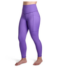 BWear Finn Full Grip, High Waist Riding Leggings, Purple