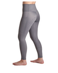 BWear Finn Full Grip, High Waist Riding Leggings, Gray