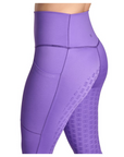 BWear Finn Full Grip, High Waist Riding Leggings, Purple