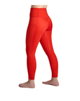 BWear Finn Full Grip, High Waist Riding Leggings, Red