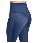 BWear Finn Full Grip, High Waist Riding Leggings, Navy