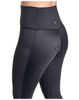 BWear Finn Full Grip, High Waist Riding Leggings, Black