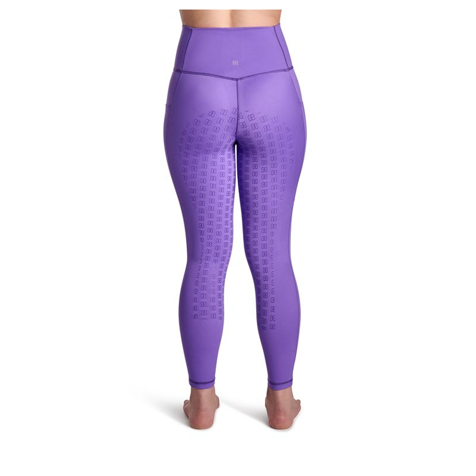 BWear Finn Full Grip, High Waist Riding Leggings, Purple