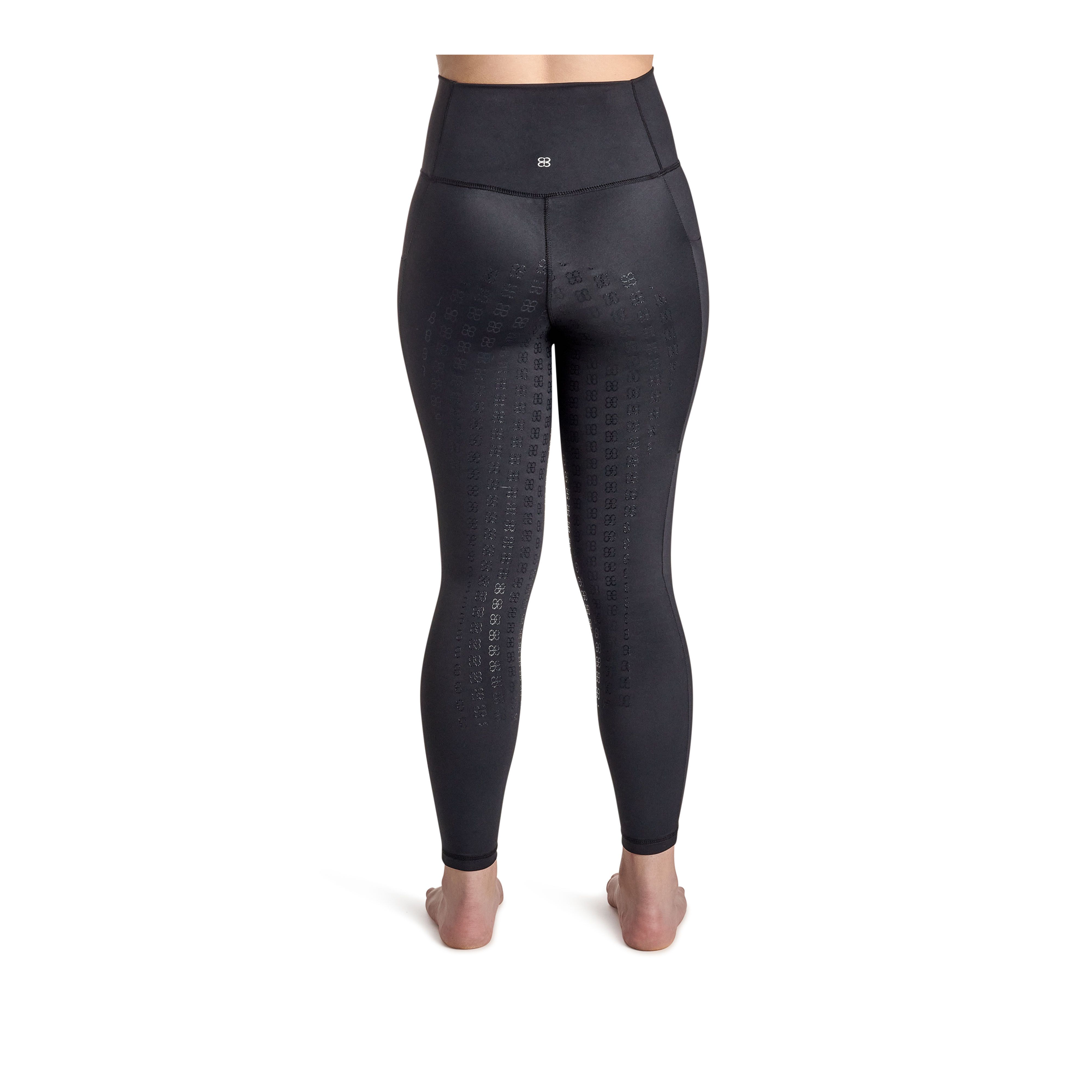 BWear Finn Full Grip, High Waist Riding Leggings, Black