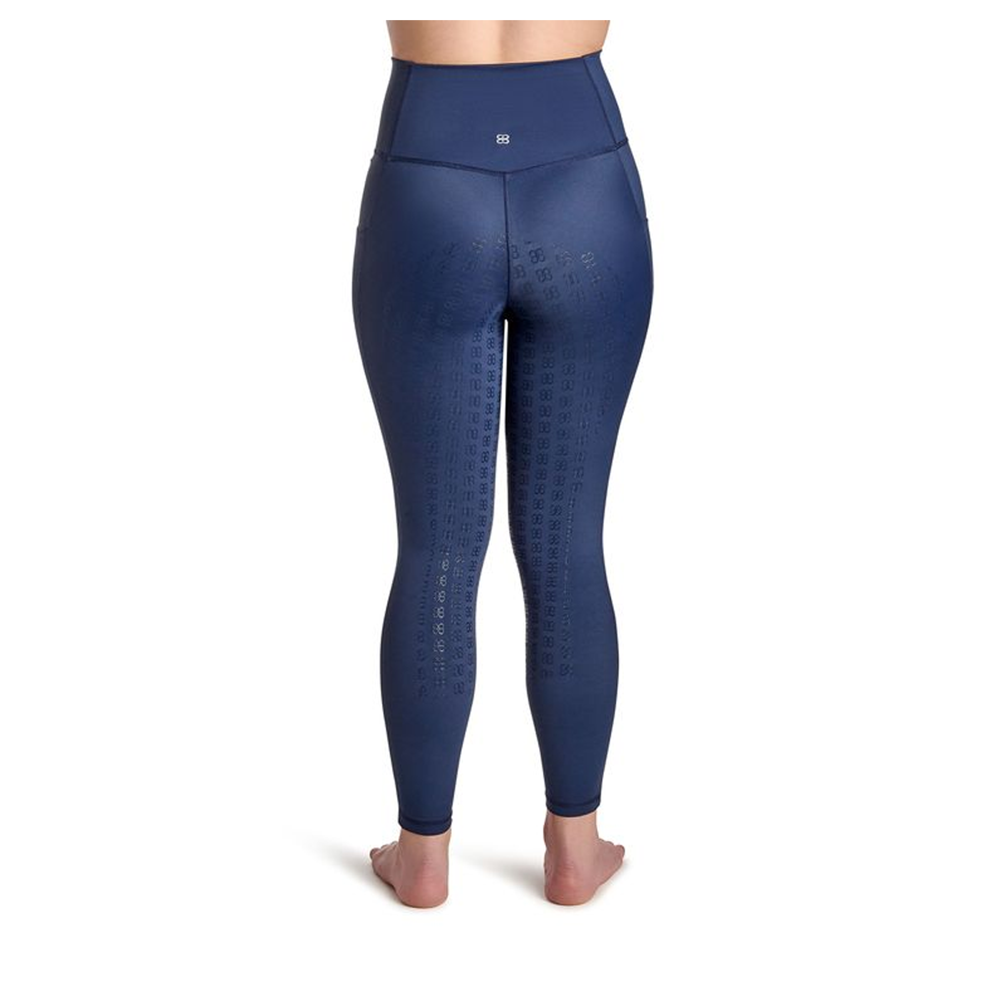 BWear Finn Full Grip, High Waist Riding Leggings, Navy