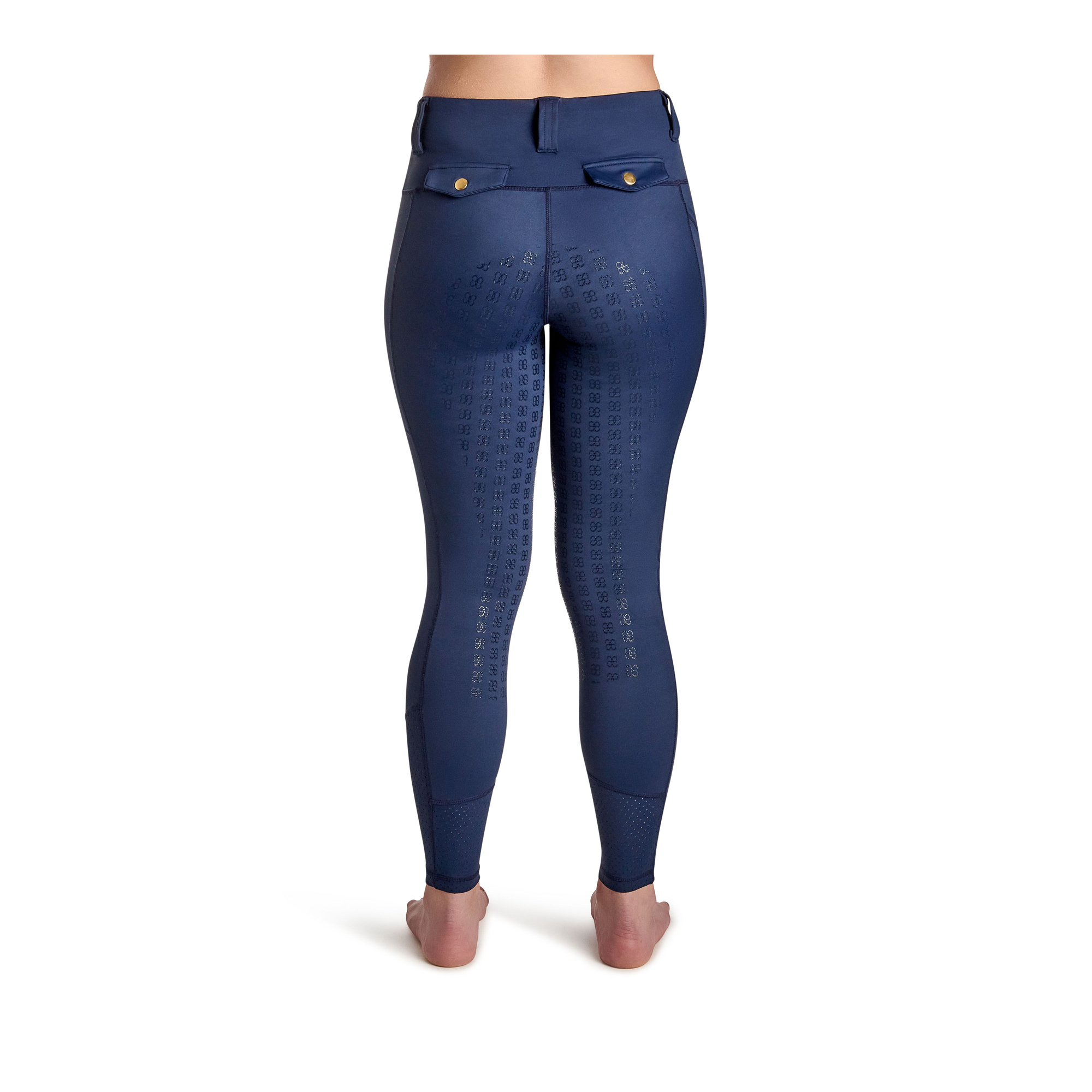 BWear Sydney Full Grip, High Waist Riding Tights, Navy