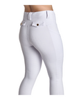 BWear Sydney Full Grip, High Waist Riding Tights, White