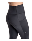 BWear Finn Full Grip, High Waist Riding Leggings, Black