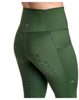 BWear Finn Full Grip, High Waist Riding Leggings, Green