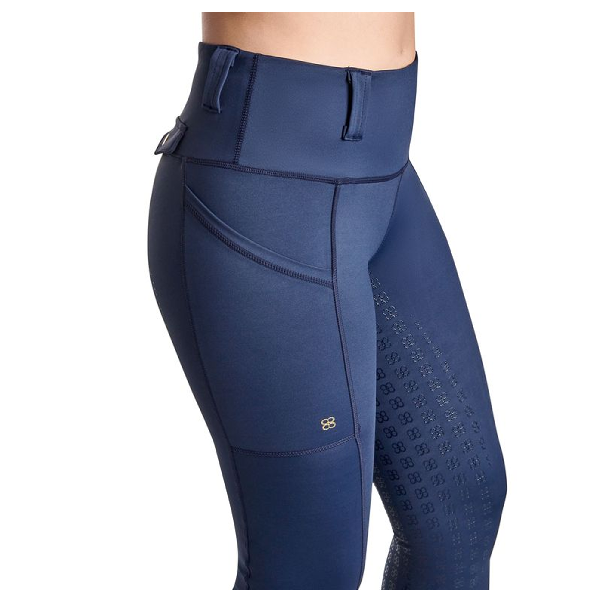 BWear Sydney Full Grip, High Waist Riding Tights, Navy