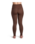 BWear Calypso Knee Grip, High Waist Riding Leggings, Brown