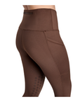 BWear Calypso Knee Grip, High Waist Riding Leggings, Brown