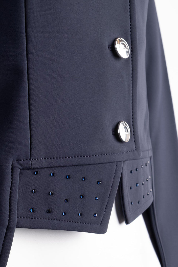 Montar Dressage Softshell Show Jacket - Short Tailcoat, Navy