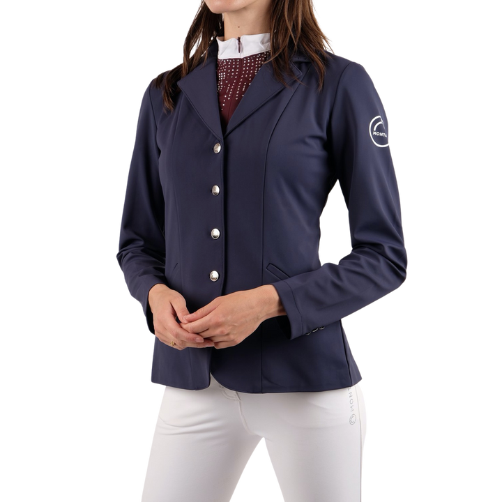 Montar Bonnie Softshell Competition Jacket with Crystals, Navy