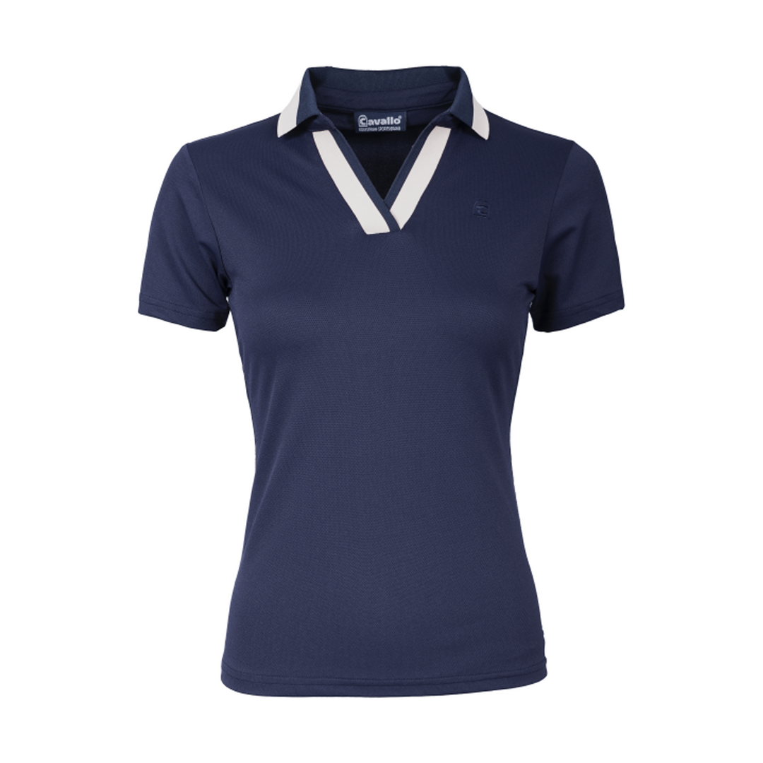 Cavallo DEJA Ladies Polo Shirt Dark blue Dapper Horse