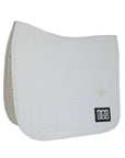 Kentucky Horsewear Saddle Pad Fishbone White Dressage Competition Edition