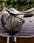 Kentucky Horsewear Saddle Pad Velvet Dressage, Light Purple