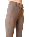 Montar Luna Ladies High Rise Full Grip Breeches, Mud