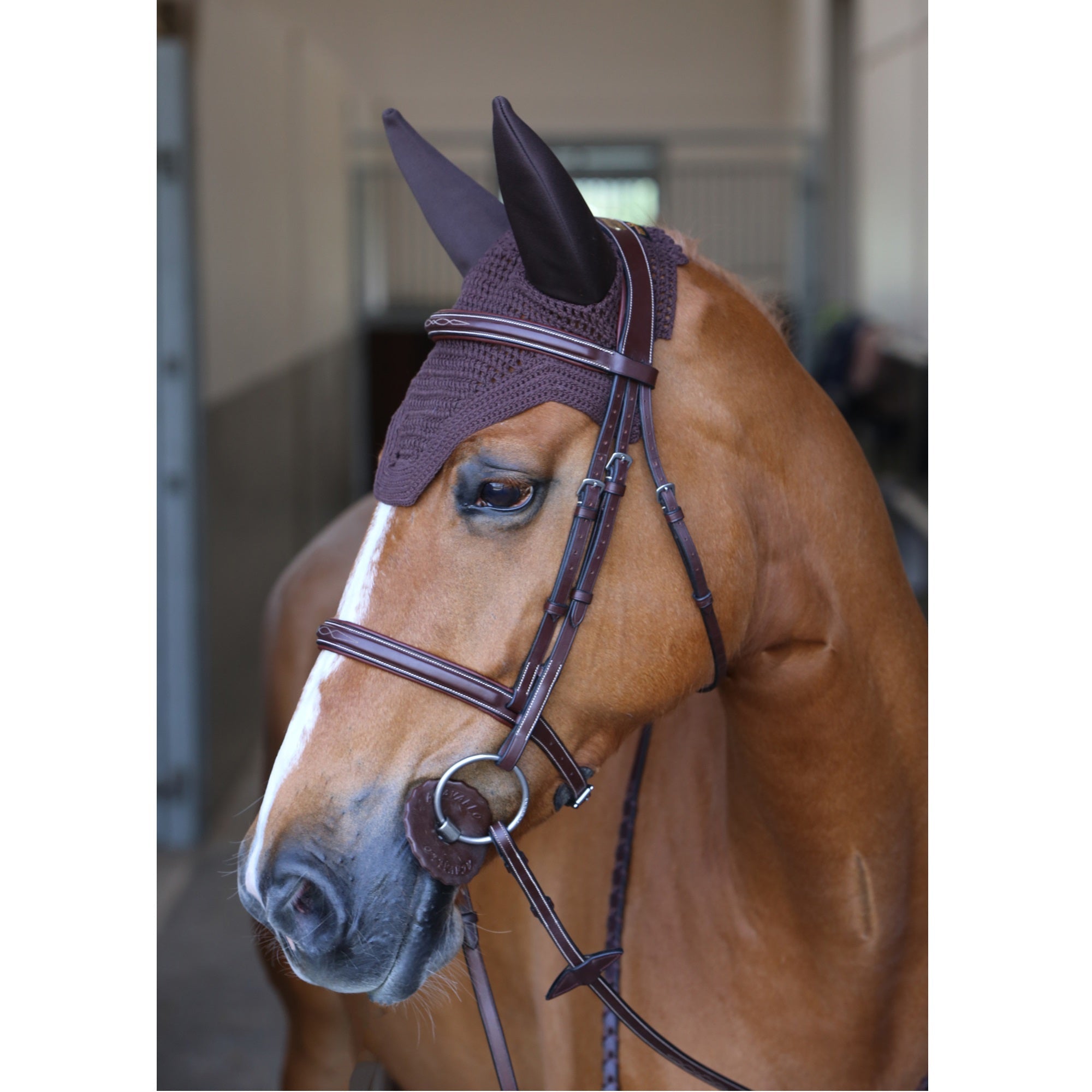 Kentucky Horsewear Fly Veil Wellington Soundless, Black