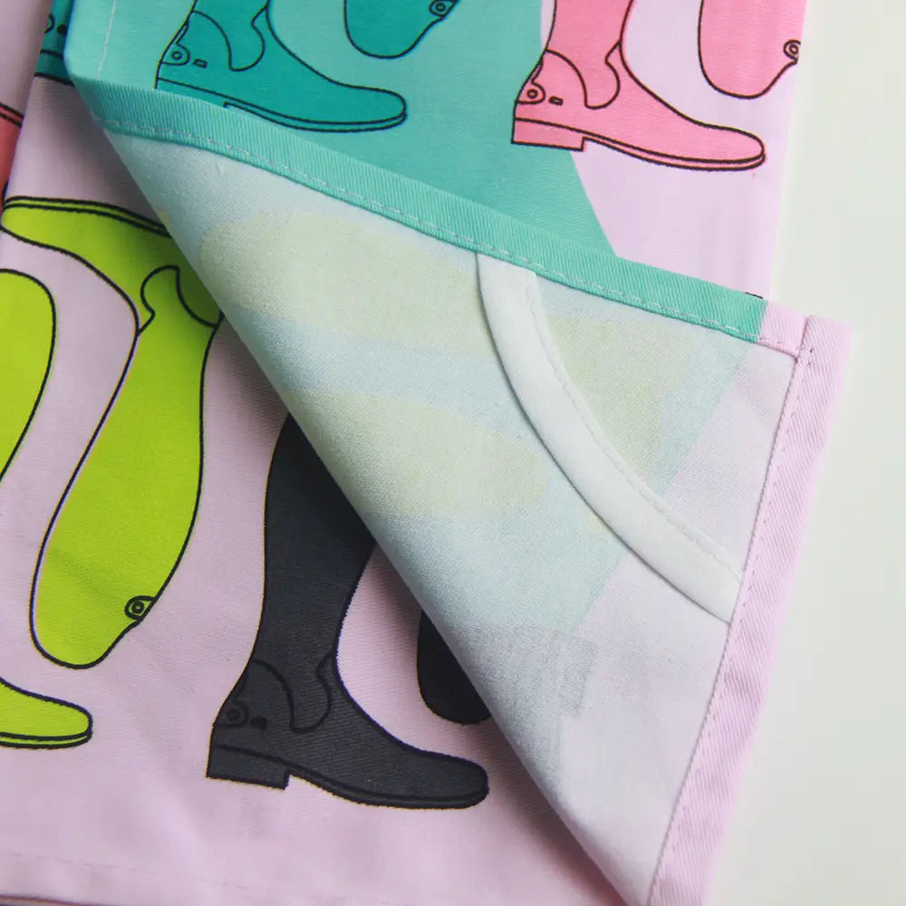 Hunt Seat Paper Co. Tall Boots Tea Towel