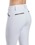 Montar Elisabeth Soft-Tech Premium Breeches Full Grip, Mid Rise White