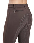 EGO7 Dressage Normal Waist Full Grip Breeches, Chocolate