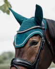 Kentucky Horsewear Fly Veil Wellington Velvet, Emerald