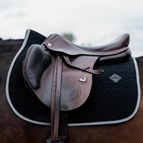 Kentucky Horsewear Saddle Pad Softshell Jumping, Black, Full
