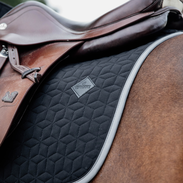 Kentucky Horsewear Saddle Pad Softshell Jumping, Black, Full