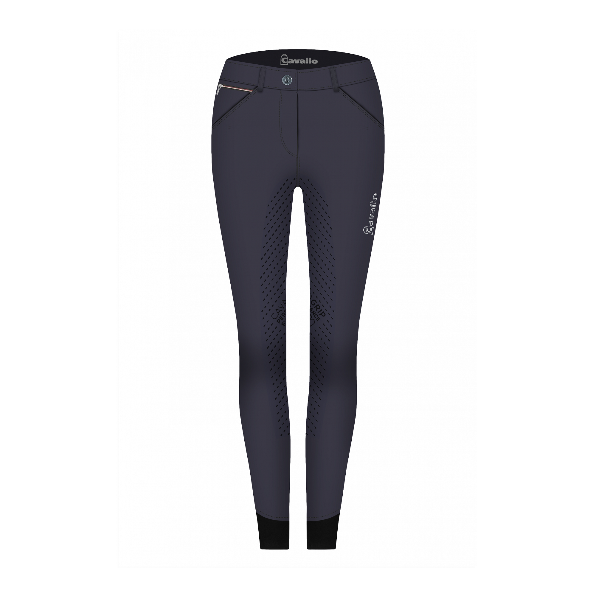 Cavallo Calima Full Grip, Mid Rise Breeches, Navy