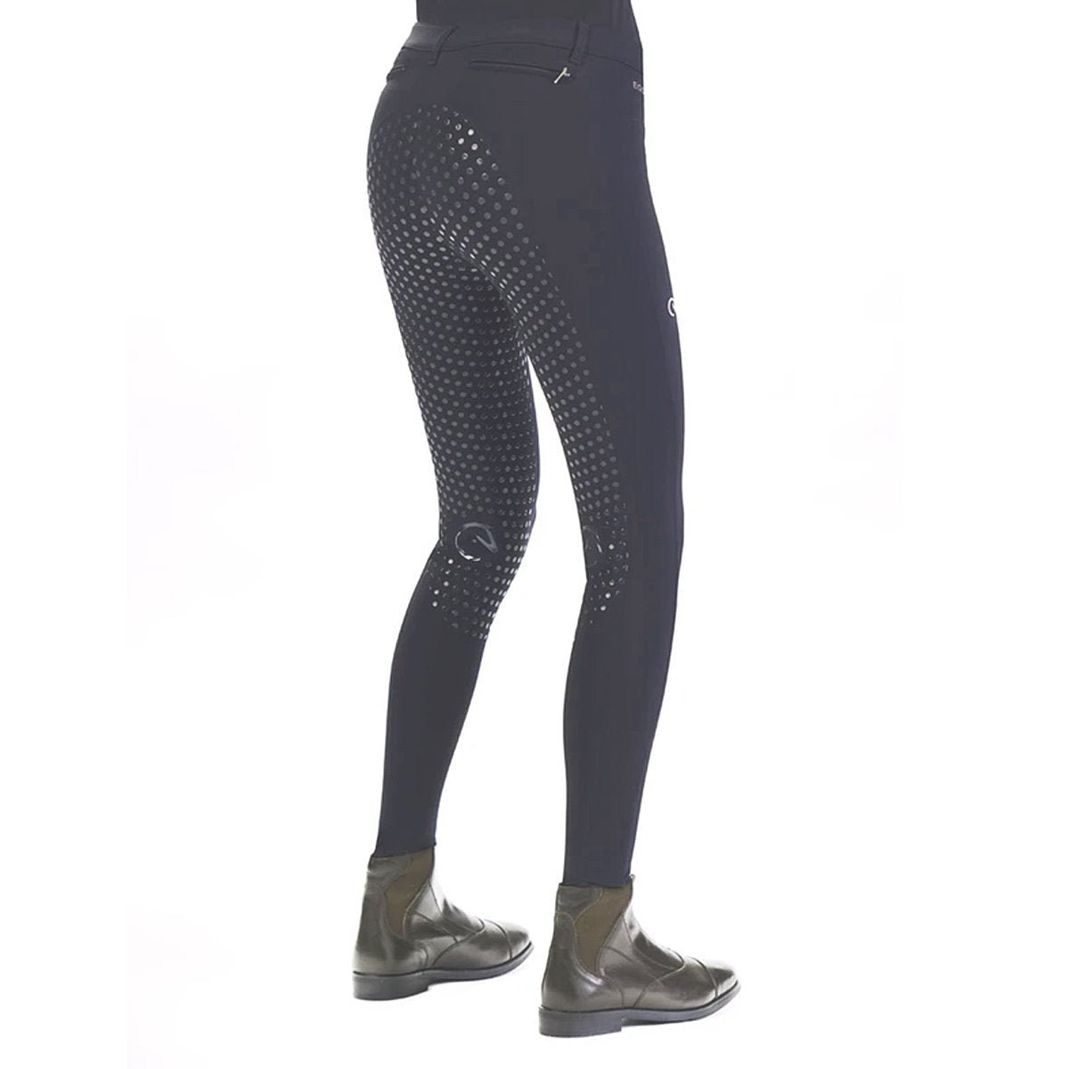 EGO7 Dressage Normal Waist Full Grip Breeches, Navy