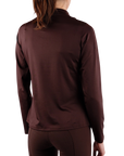 Montar Briella Crystal Placket Show Shirt, Brown