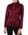 Montar Everly Rosegold Long Sleeve Training Shirt, Plum