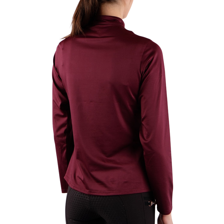 Montar Everly Rosegold Long Sleeve Training Shirt, Plum