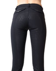 Montar Kyla Soft-Tech Ladies Mid Rise Full Grip Breeches, Black