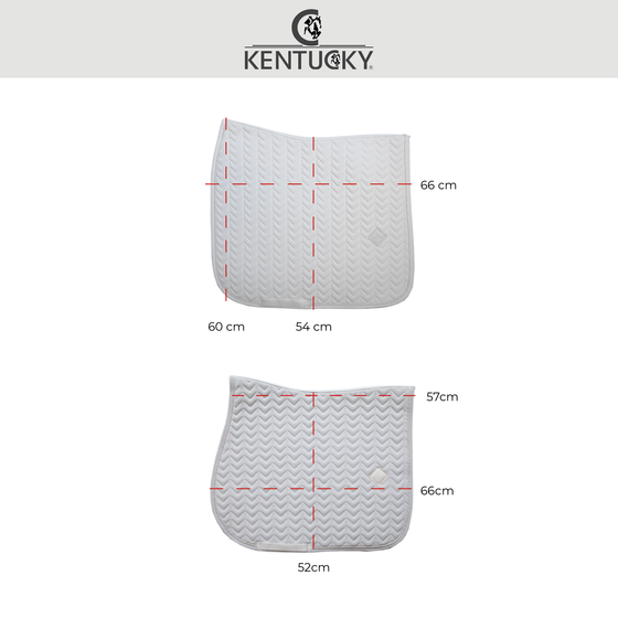 Kentucky Horsewear Skin Friendly Saddle Pad Jumping Star Quilting Navy