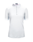 Cavallo Panita Short Sleeve Competition Shirt, White