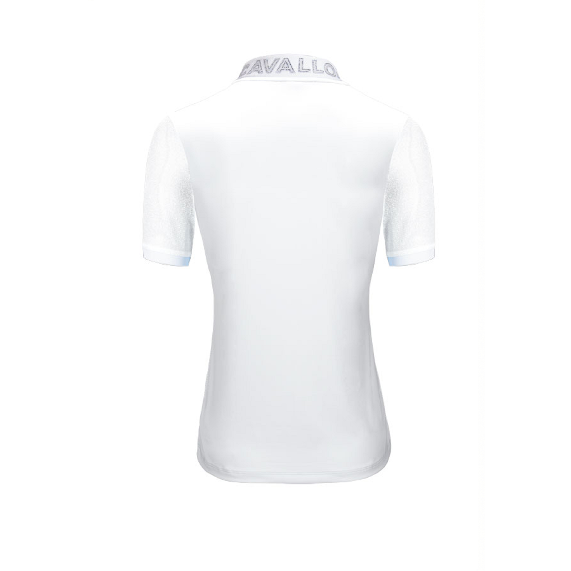 Cavallo Panita Short Sleeve Competition Shirt, White