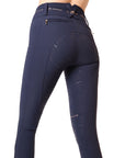 Montar Luna Ladies High Rise Full Grip Breeches, Dark Navy