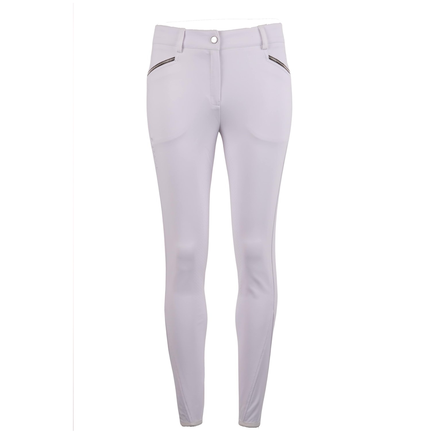 Montar Elisabeth Soft-Tech Premium Breeches Full Grip, Mid Rise White