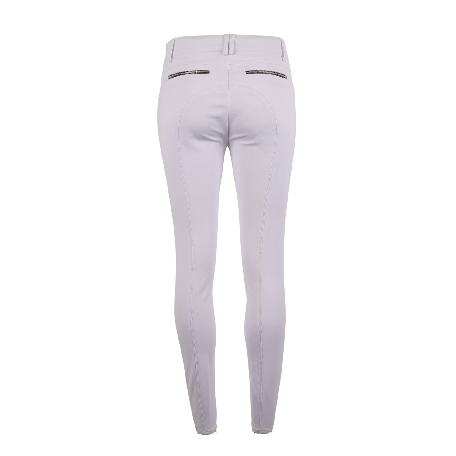 Montar Elisabeth Soft-Tech Premium Breeches Full Grip, Mid Rise White