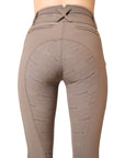 Montar Luna Ladies High Rise Full Grip Breeches, Mud