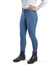 Montar Angela Yati Normal Waist Breeches - Full Grip, Ocean Blue